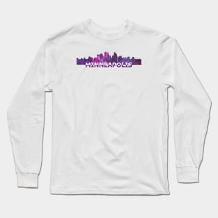 Minneapolis Skyline Long Sleeve T-Shirt